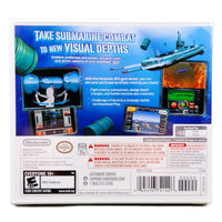 Steel Diver Nintendo 3DS Brand New - Game Case Back Artwork