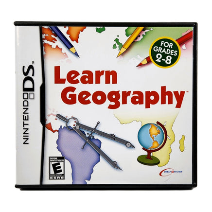 Learn Geography Nintendo DS Very Good - Game Case Front Artwork