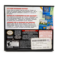 Learn Geography Nintendo DS Very Good - Game Case Back Artwork