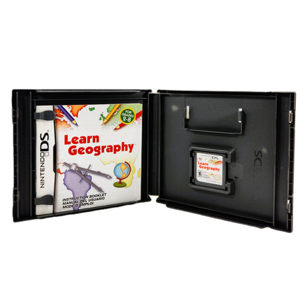 Learn Geography Nintendo DS Very Good - Complete In Box Case Open To Show Contents (CIB)