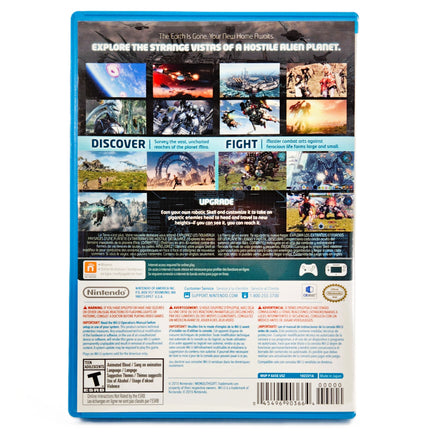 Xenoblade Chronicles X Nintendo Wii U Very Good - Back Cover Art Shown