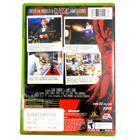 007 From Russia With Love Xbox Very Good - Back Of Retail Game Box