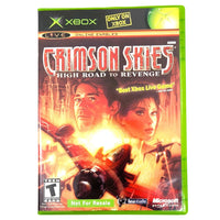 Crimson Skies High Road To Revenge Nfr Xbox Good - Authentic Front Cover Art