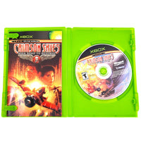 Crimson Skies High Road To Revenge Xbox Good - Case Open With Disc & Manual Inside