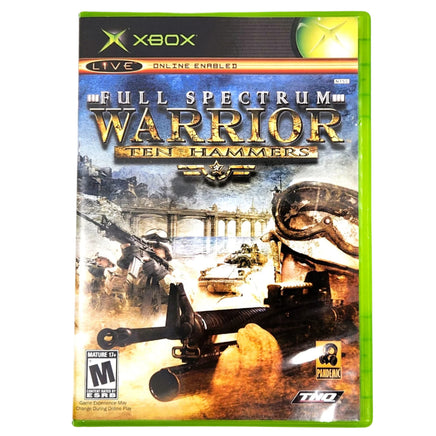 Full Spectrum Warrior Ten Hammers Xbox Good - Front Jewel Case Art