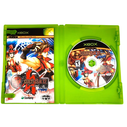 Guilty Gear X2 Reload Xbox Very Good - Open Case Displaying Game Contents