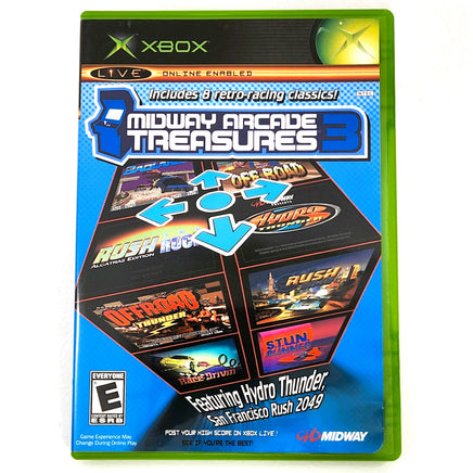 Midway Arcade Treasures 3 Xbox Good - Authentic Front Cover Art