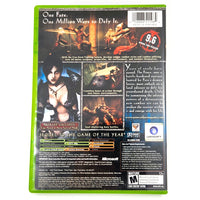 Prince Of Persia Warrior Within Xbox Good - Rear Cover Art