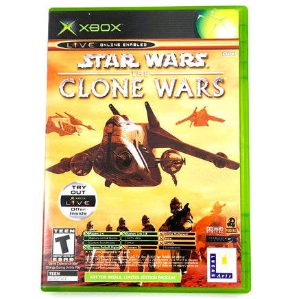 Tetris Worlds Star Wars The Clone Wars Xbox Good - Cib Case – Rear View
