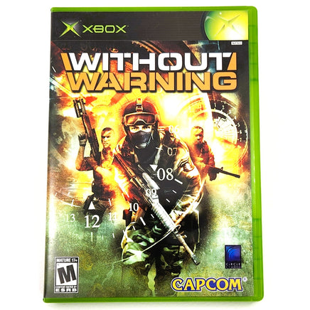 Without Warning Xbox Good - Disc Case Front