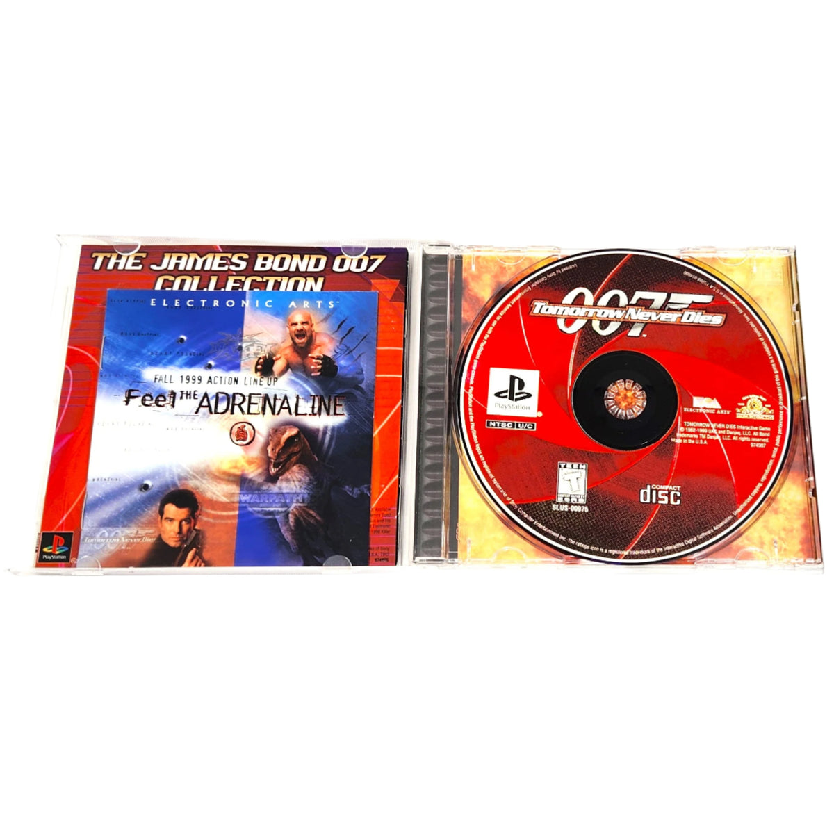 By 007: Tomorrow Never Dies for PS1 – Scratch-Free Disc
