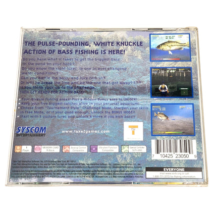 Action Bass Playstation 1 Very Good - Cib Case – Rear View