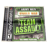 Army Men World War Team Assault Playstation 1 Like New - Cib Front Cover