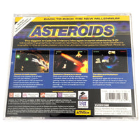 Asteroids Playstation 1 Like New - Back Artwork Displayed