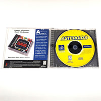 Asteroids Playstation 1 Like New - Open Case Displaying Game Contents