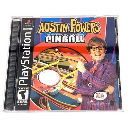 Austin Powers Pinball Playstation 1 Very Good - Cover Artwork – Front View