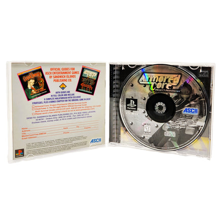 Armored Core Project Phantasma PlayStation 1 Good - Case Open With Disc & Manual Inside