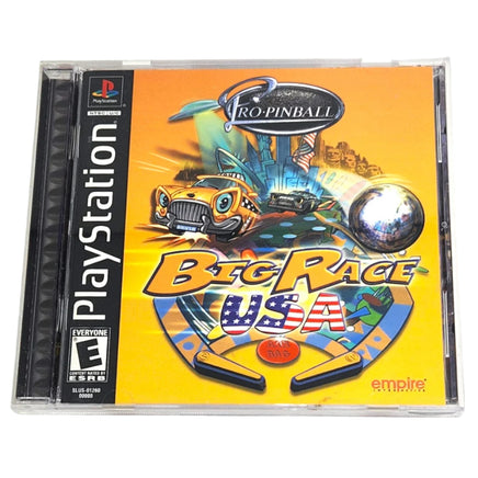Pro Pinball Big Race Usa Playstation 1 Very Good - Front Of Game Case