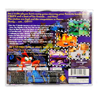 CTR Crash Team Racing PlayStation 1 Good CIB - Back Of Retail Game Box