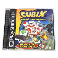Cubix Robots For Everyone Race N Robots Playstation 1 Good - Cib Front Cover