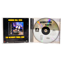 Demolition Racer PlayStation 1 Good CIB - Case Open With Disc & Manual Inside