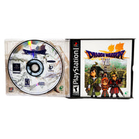 Dragon Warrior 7 PlayStation 1 Like New CIB - Open Case Showing Disc 1 And Manual