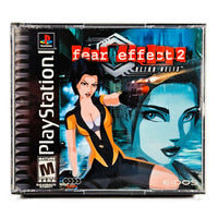 Fear Effect 2 Retro Helix PlayStation 1 Like New CIB - Front Cover Art Shown