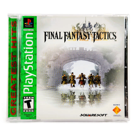 Final Fantasy Tactics Greatest Hits PlayStation 1 Like New CIB - Authentic Front Cover Art