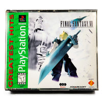 Final Fantasy VII Greatest Hits PlayStation 1 Good CIB - Front Of Game Case