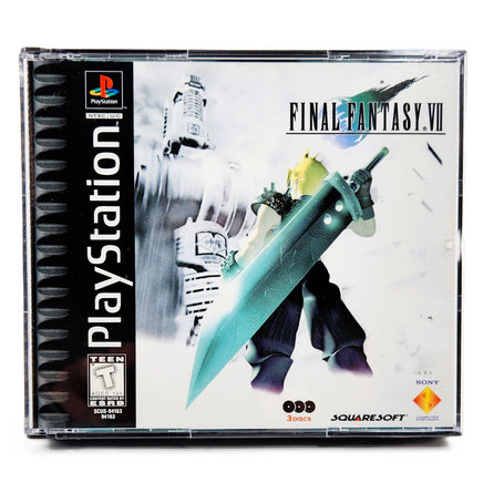 Final Fantasy VII PlayStation 1 Like New CIB - Front Of Retail Game Box