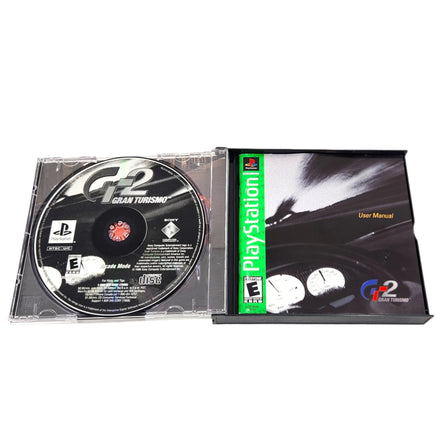 Gran Turismo 2 Greatest Hits Playstation 1 Very Good - Case Open With Arcade Mode Disc & Manual Inside