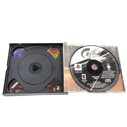 Gran Turismo 2 Greatest Hits Playstation 1 Very Good - Case Open With Simulation Mode Disc Inside