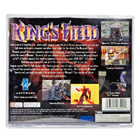 Kings Field PlayStation 1 Very Good CIB - Back Cover Art Shown