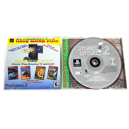 Stuart Little 2 Greatest Hits Playstation 1 Very Good - Inside Contents Of Retail Game Box