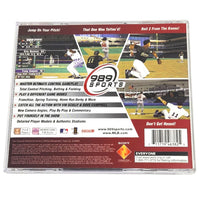 Mlb 2002 Playstation 1 Like New - Rear Cover Art