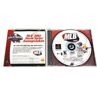 Mlb 2002 Playstation 1 Like New - Inside Contents Of Retail Game Box