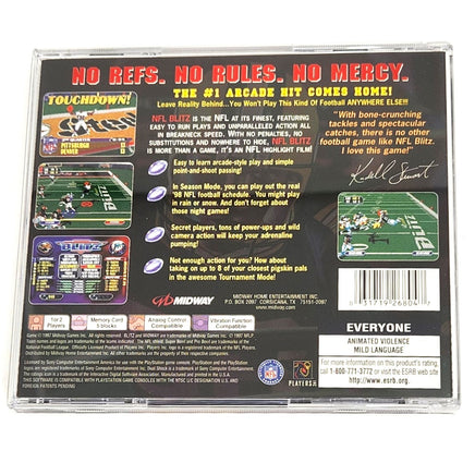 Nfl Blitz Playstation 1 Like New - Back Artwork Displayed