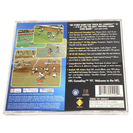 NFL Gameday 97 Playstation 1 Good - Authentic Back Cover Art
