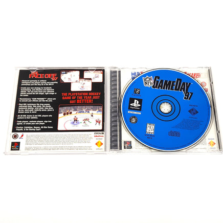 NFL Gameday 97 Playstation 1 Good - Cib Showing Open Case Disc And Manual