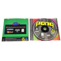 Pong The Next Level Playstation 1 Like New - Disc And Manual Displayed In Open Case