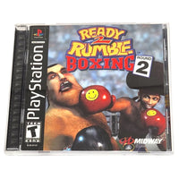 Ready 2 Rumble Boxing Round 2 Playstation 1 Like New - Front Jewel Case Art