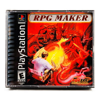 RPG Maker PlayStation 1 Like New CIB - Authentic Front Cover Art
