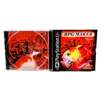 RPG Maker PlayStation 1 Like New CIB - Open Case Displaying System Data Manual 1 of 2