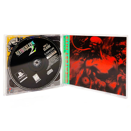 Resident Evil 2 Greatest Hits PlayStation 1 Very Good CIB - Disc 2 Displayed In Open Case