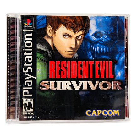Resident Evil Survivor PlayStation 1 Very Good CIB - Front Case Shown
