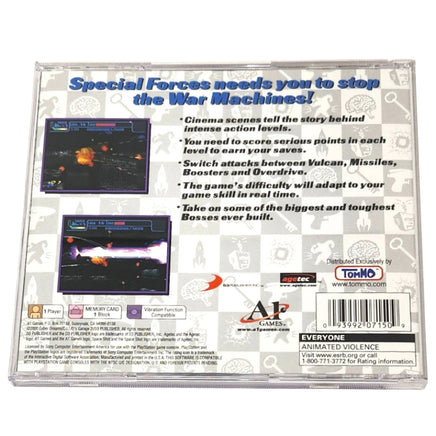 Shooter Space Shot Playstation 1 Very Good - Back Of Game Case