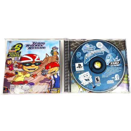 Spongebob Squarepants Super Sponge Playstation 1 Like New - Open Jewel Case With Disc And Manual