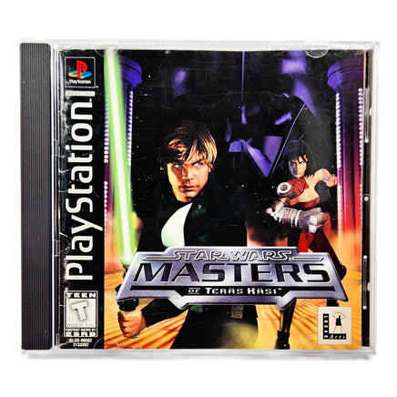 Star Wars Masters Of Teras Kasi PlayStation 1 Acceptable Loose - Front Of Game Case