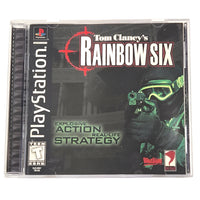 Tom Clancys Rainbow Six Playstation 1 Good - Cib Front Cover