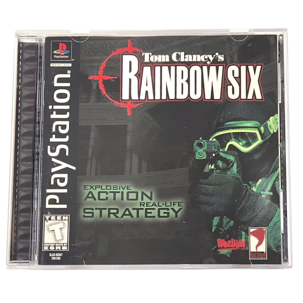 Tom Clancy's: Rainbow Six PlayStation 1 PS1 game for sale at Retro Game ...